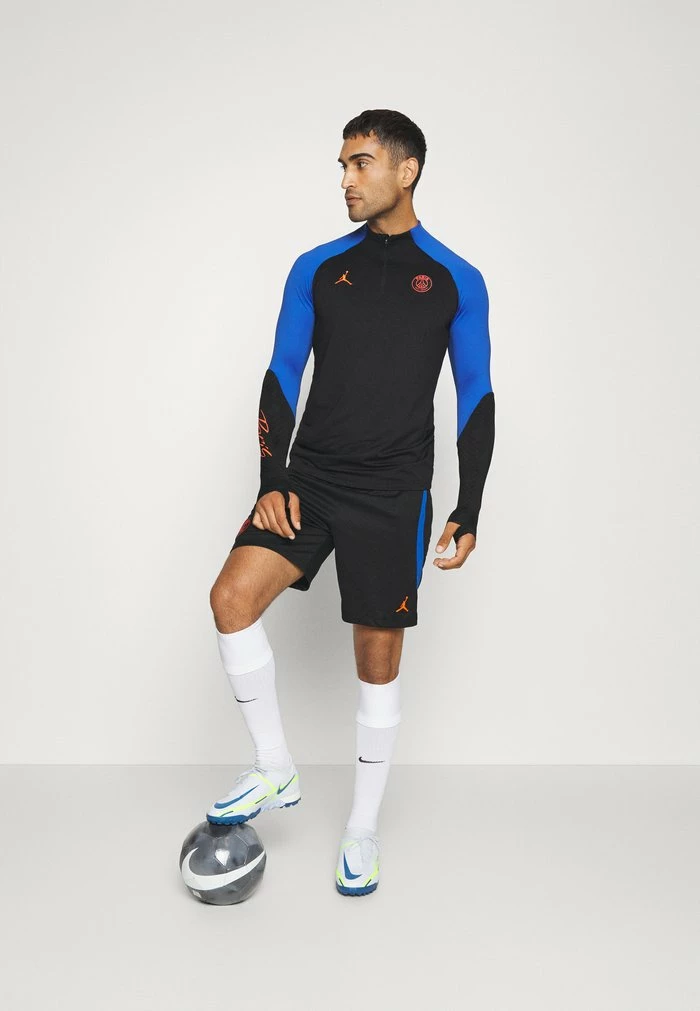 Nike Performance PARIS ST GERMAIN STRIKESHORT AWAY - Sports Shorts - Black/game Royal/bright Crimson 2 Nike Performance PARIS ST GERMAIN STRIKESHORT AWAY - Sports Shorts - Black/game Royal/bright Crimson - Image 2