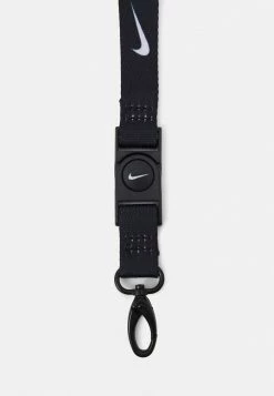 Nike Performance PREMIUM LANYARD - Keyring - Black/white -Nike Performance store 4f51eccdcab04ca798530a5162bb39e6