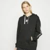 Nike Performance HOODIE - Sweatshirt - Black/white/dark Smoke Grey