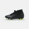 Nike Performance JR MERCURIAL 9 CLUB FG/MG UNISEX - Moulded Stud Football Boots - Black/dark Smoke Grey/summit White/volt