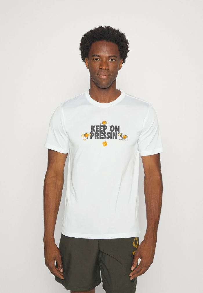 Nike Performance TEE HUMOR - Sports T-shirt - White 1 Nike Performance TEE HUMOR - Sports T-shirt - White