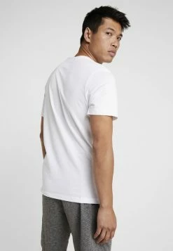 Nike Performance SOLID - Sports T-shirt - White/black -Nike Performance store 504e3bd71b9945b1856b30927f909dc4