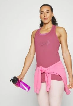 Nike Performance TANK ONE SHINE - Top - Desert Berry -Nike Performance store 528b389128004ec38871d26b77e98e05