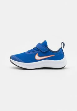 Nike Performance STAR RUNNER 3 UNISEX - Neutral Running Shoes - Royal Blue/orange