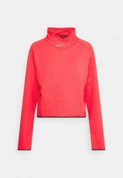 Nike Performance RUN MIDLAYER - Long Sleeved Top - Lt Fusion Red/black -Nike Performance store 53614c45e6aa44c59116f31d44887c32