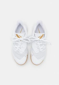 Nike Performance HYPERSPEED COURT UNISEX - Handball Shoes - White/gold -Nike Performance store 5367cee70abd4766885359bc48f1b528