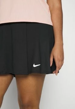 Nike Performance COURT VICTORY SKIRT FLOUNCY PLUS - Sports Skirt - Black/white -Nike Performance store 54a6836d4d8b478e80962a9f2de3efc3