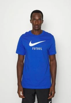 Nike Performance TEE - Print T-shirt - Game Royal/white
