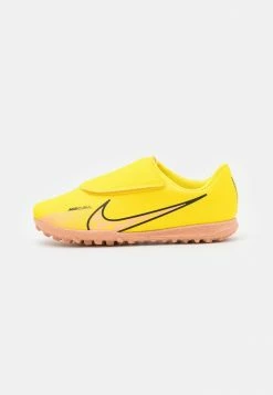 Nike Performance JR MERCURIAL VAPOR 15 CLUB TF PS V UNISEX - Astro Turf Trainers - Yellow Strike/sunset Glow
