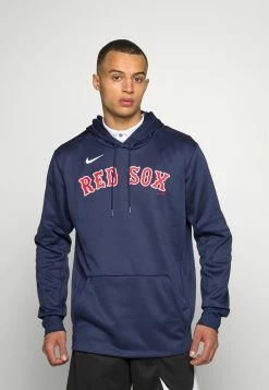 Nike Performance MLB BOSTON RED SOX WORDMARK THERMA - Club Wear - Midnight Navy