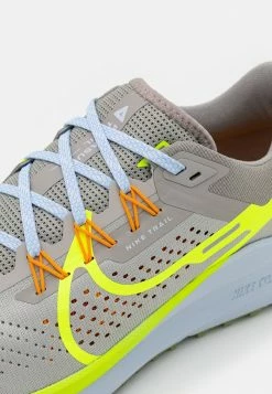 Nike Performance REACT PEGASUS TRAIL 4 - Trail Running Shoes - Light Iron Ore/volt/cobblestone/football Grey/kumquat/vivid Green -Nike Performance store 56732e3bacaf4f37b3a2a5351c839c04