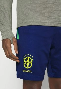 Nike Performance BRASIL CBF TRAVEL SHORT - Sports Shorts - Coastal Blue/green Spark/dynamic Yellow -Nike Performance store 56b56c11d78f45c39f142c025570f8e9