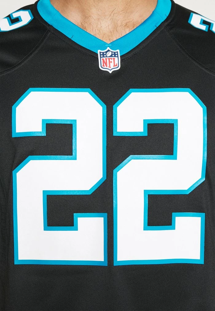Nike Performance NFL CAROLINA PANTHERS GAME TEAM COLOUR - Print T-shirt - Black 5 Nike Performance NFL CAROLINA PANTHERS GAME TEAM COLOUR - Print T-shirt - Black - Image 5