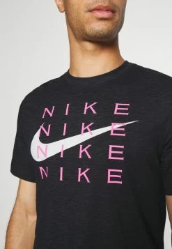 Nike Performance TEE - Sports T-shirt - Black/smoke Grey -Nike Performance store 577dd89abaef40bd96030038adcb43a2