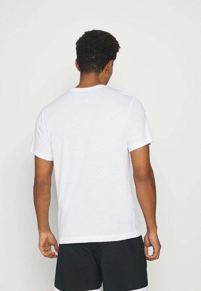 Nike Performance TEE TRAINING - Print T-shirt - White 3 Nike Performance TEE TRAINING - Print T-shirt - White - Image 3