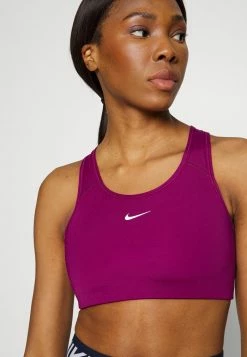Nike Performance Medium Support Sports Bra - Sangria/white -Nike Performance store 57ae1ceb8f4143409eb7bb550d26b2b8