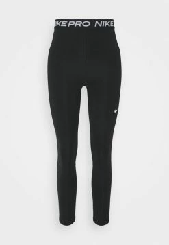 Nike Performance 365 7/8 HI RISE - Leggings - Black/white -Nike Performance store 57f8ed8a51c844bebe2d0cb6c87d6665