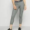 Nike Performance 365 CROP - Leggings - Smoke Grey Heather/black