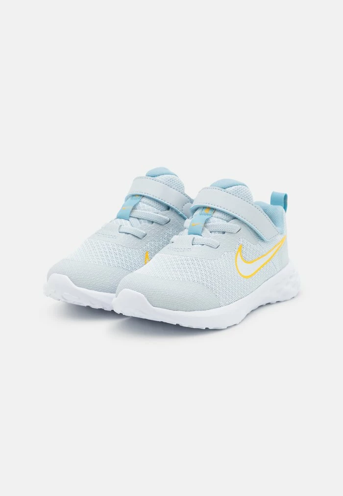 Nike Performance REVOLUTION 6 NN TDV UNISEX - Neutral Running Shoes - Aura/multicolor/worn Blue/university Gold 2 Nike Performance REVOLUTION 6 NN TDV UNISEX - Neutral Running Shoes - Aura/multicolor/worn Blue/university Gold - Image 2