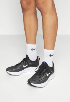 Nike Performance ZOOM FLY - Neutral Running Shoes - Black/white/anthracite/racer Blue -Nike Performance store 59658dbbdbde4a5283bf5ea4ed92e23d
