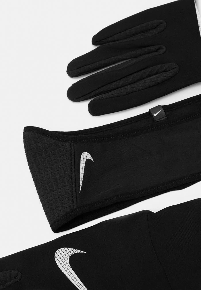 Nike Performance WOMENS ESSENTIAL RUNNING HEADBAND AND GLOVE SET - Ear Warmers - Black/silver 4 Nike Performance WOMENS ESSENTIAL RUNNING HEADBAND AND GLOVE SET - Ear Warmers - Black/silver - Image 4