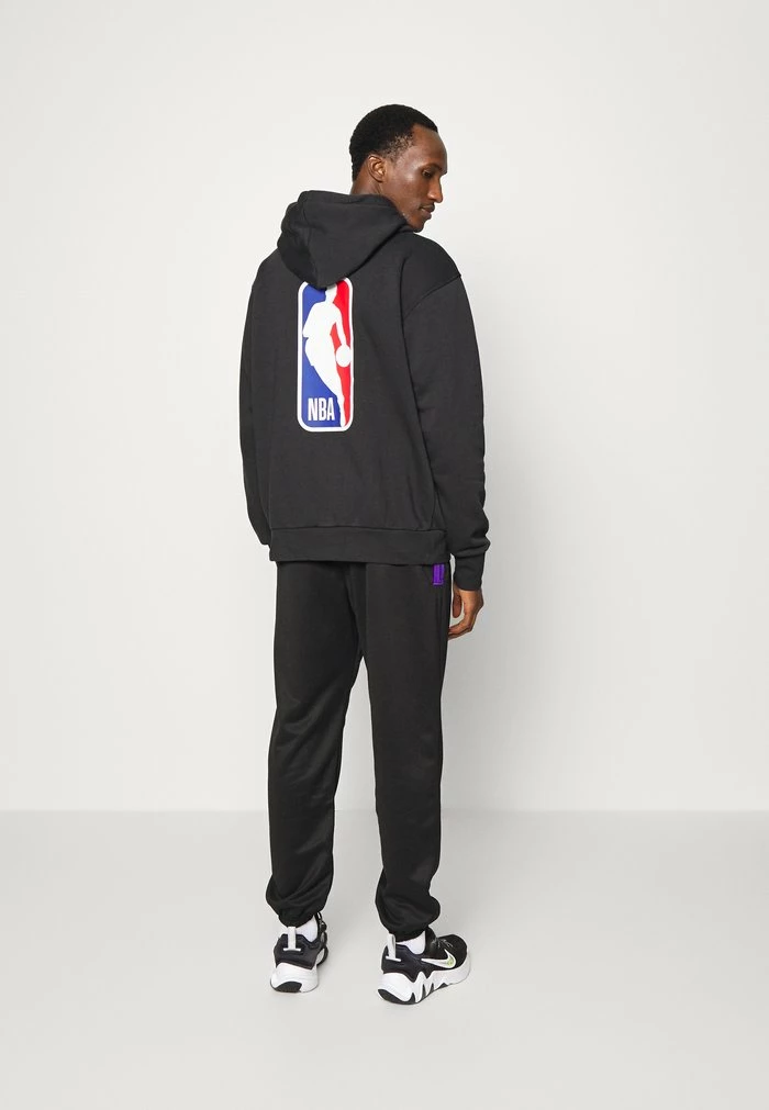 Nike Performance NBA LOS ANGELES LAKERS SPOTLIGHT SPOTLIGHT PANT - Club Wear - Black/field Purple 3 Nike Performance NBA LOS ANGELES LAKERS SPOTLIGHT SPOTLIGHT PANT - Club Wear - Black/field Purple - Image 3
