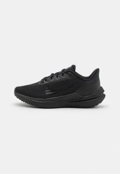 Nike Performance WMNS AIR WINFLO 9 - Neutral Running Shoes - Black/dark Smoke Grey/cool Grey