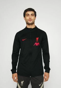 Nike Performance LIVERPOOL FC STRIKE TRACK JACKET - Club Wear - Black/siren Red