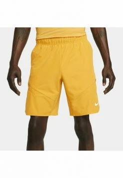 Nike Performance ADVANTAGE SHORT - Sports Shorts - Yellow Ochre Black White -Nike Performance store 5bc9802e69bf46688e8302875f5ed2cb