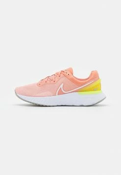 Nike Performance REACT MILER 3 - Neutral Running Shoes - Light Madder Root/white/atmosphere/volt/light Iron Ore/white