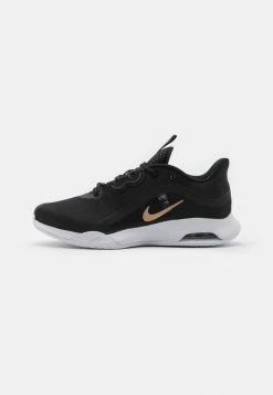 Nike Performance AIR MAX VOLLEY - Multicourt Tennis Shoes - Black/metallic Red Bronze/white