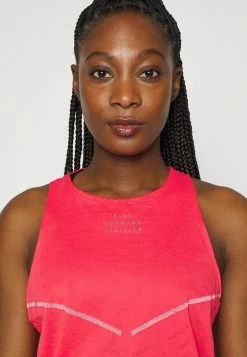 Nike Performance RUN TANK - Top - Light Fusion Red/black -Nike Performance store 5d081af181da434d8ff6935a7d015b32