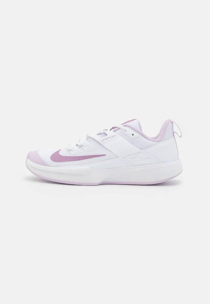 Nike Performance COURT VAPOR LITE - Multicourt Tennis Shoes - White/amethyst Wave/doll 1 Nike Performance COURT VAPOR LITE - Multicourt Tennis Shoes - White/amethyst Wave/doll