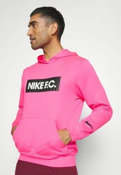 Nike Performance FC LIBERO HOODIE - Hoodie - Hyper Pink/white/black -Nike Performance store 5dd09930265c4afd9e58208a1edfc002