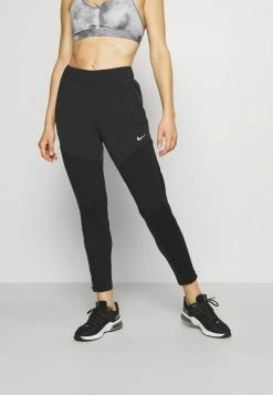 Nike Performance ESSENTIAL PANT - Tracksuit Bottoms - Black/silver