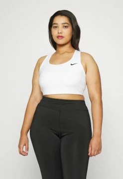 Nike Performance BRA NON PAD - Medium Support Sports Bra - White/black