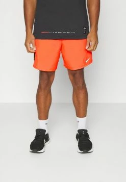 Nike Performance CHALLENGER SHORT - Sports Shorts - Bright Crimson/black/silver