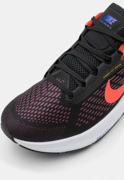 Nike Performance AIR ZOOM STRUCTURE 24 - Stabilty Running Shoes - Black/bright Crimson/cinnabar/concord/light Thistle/yellow Ochre -Nike Performance store 5f39620c6b414b038849c0a099c5536d