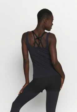 Nike Performance THE YOGA LUXE TANK - Top - Black/dark Smoke Grey 9 Nike Performance THE YOGA LUXE TANK - Top - Black/dark Smoke Grey -Nike Performance store 6045087155bd44a6a2867d47c83f51ca