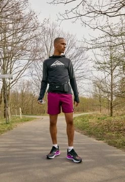 Nike Performance ZOOM FLY - Neutral Running Shoes - Black/anthracite/hyper Violet/flash Crimson/grey