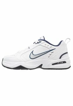 Nike Performance AIR MONARCH IV - Trainers - White/metallic Silver