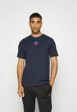 Nike Performance FC BARCELONA HOME TRAVEL TEE - Club Wear - Obsidian