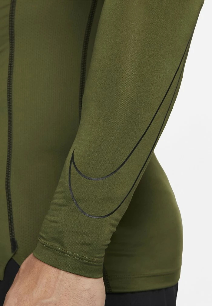 Nike Performance Sports T-shirt - Rough Green/black/black 5 Nike Performance Sports T-shirt - Rough Green/black/black - Image 5