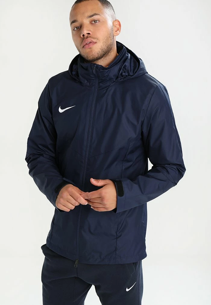 Nike Performance ACADEMY18 - Waterproof Jacket - Obsidian/obsidian/white 1 Nike Performance ACADEMY18 - Waterproof Jacket - Obsidian/obsidian/white
