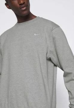 Nike Performance DRY FIT STANDARD ISSUE CREW - Sweatshirt - Dark Grey Heather/pale Ivory -Nike Performance store 626628b17e7a43bcad0d3cdf4f5ea6ae