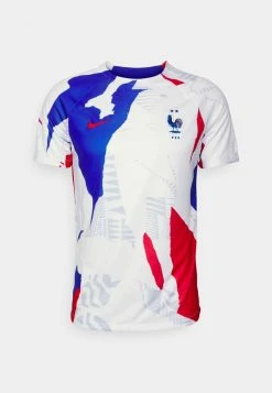 Nike Performance FRANCE FFF PREMATCH TOP - Print T-shirt - White/game Royal/university Red -Nike Performance store 629c75362a554f398a67d131c2a821c0