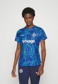 Nike Performance CHEALSEA LONDON TOP PREMATCH - Club Wear - Chlorine Blue/white