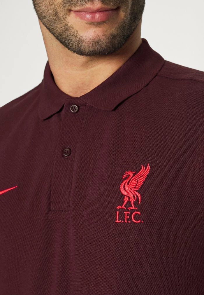 Nike Performance LIVERPOOL FC POLO - Club Wear - Burgundy Crush/siren Red 6 Nike Performance LIVERPOOL FC POLO - Club Wear - Burgundy Crush/siren Red - Image 6