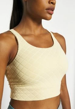 Nike Performance LUXE CROP TANK - Sports T-shirt - Pale Vanilla/coconut Milk 11 Nike Performance LUXE CROP TANK - Sports T-shirt - Pale Vanilla/coconut Milk -Nike Performance store 634a7b7b4b4047adbc9e946a9d996a37