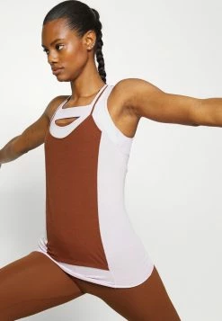 Nike Performance LUXE TANK - Top - Doll/oxen Brown/iron Grey 10 Nike Performance LUXE TANK - Top - Doll/oxen Brown/iron Grey -Nike Performance store 63ba1e861e16497b8d0d6d7f7e4f167c